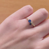 ANILLO ZAFIROS Y DIAMANTES CAROLYN