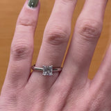 ANEL SOLITÁRIO DIAMANTE CRIADO 1,030 QUILATES CERTIFICADO IGI