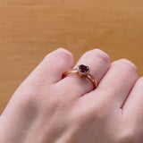ANELLO RODOLITE E DIAMANTI PEGGY