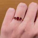 ANILLO RUBIES Y DIAMANTES ANINA