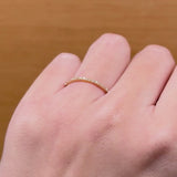 BAGUE DEMI-ALLIANCE AVEC DIAMANTS 0,080 CARATS GITTA