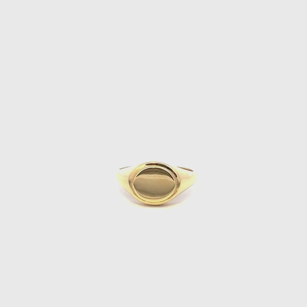 Anillo sello Oro 18kt Lucetta