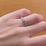 RAISEL HALF ETERNITY RING WITH 0.34 CARAT DIAMONDS