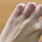 HALBALLIANZRING MIT 0,13 KARAT DIAMANTEN ADORA