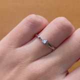 ANILLO SOLITARIO CON DIAMANTE 0.15 QUILATES LESLEY