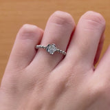 ANILLO FLOR CON DIAMANTES DAGMARA