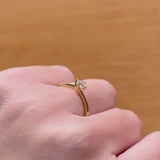 ANILLO SOLITARIO CON DIAMANTE 0.10 QUILATES KERRIE