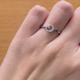 CIRCLE RING WITH DIAMONDS TIMEA