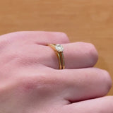 DOUBLE RING WITH ILENE DIAMONDS