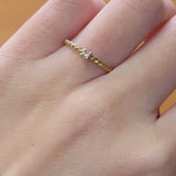 ANILLO SOLITARIO CON DIAMANTE 0.070 QUILATES TAYLA