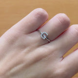 INITIAL RING G WITH ZIRCONIA