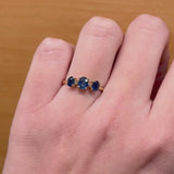 RING SAPPHIRES AND DIAMONDS ANINA