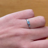 ANILLO CON TOPACIOS AZULES AGATHE