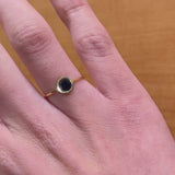 RING MIT ONYX MEGAN