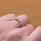 ANEL SOLITÁRIO COM DIAMANTE 0,10 QUILATES TAYLA