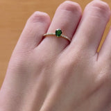RING DIOPSID UND DIAMANTEN NABILA