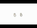 CHATON CREATED DIAMOND EARRINGS 0.09 CARAT ASYA
