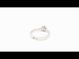 SOLITAIRE RING WITH CREATED DIAMOND 0.50 CARAT NELLA