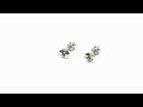 EARRINGS WITH DIAMOND CLAWS 0.50 CARATS ERIN
