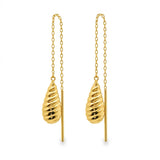PENDIENTES GOTA GALLONADA CON CADENA
