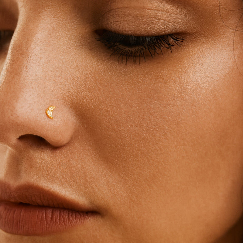 PIERCING NARIZ LUNA CON CIRCONITAS RIKA