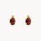 PENDIENTES RUBI Y DIAMANTES