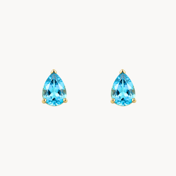 PENDIENTES CON TOPACIOS AZULES SIGI