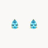 PENDIENTES CON TOPACIOS AZULES SIGI
