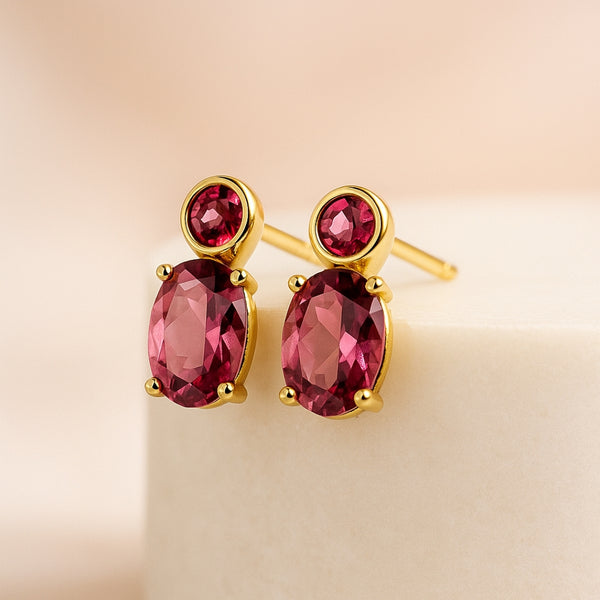 PENDIENTES TOPACIO ROSA ELIA