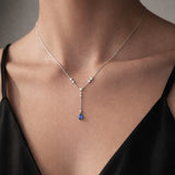 COLLANA ZAFFIRO CON DIAMANTI EILEN