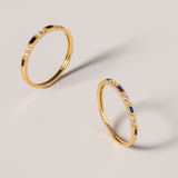 Anillos Oro 18kt con esmalte y diamantes